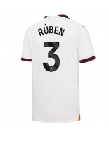 Manchester City Ruben Dias #3 Vieraspaita 2023-24 Lyhythihainen
